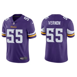 Men's Minnesota Vikings Olivier Vernon Purple Vapor Limited Jersey