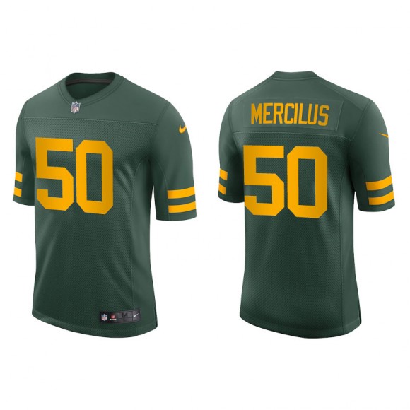 Whitney Mercilus Jersey Packers Green Alternate Vapor Limited Men's