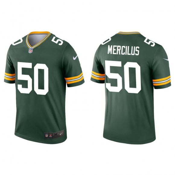 Whitney Mercilus Jersey Packers Green Legend Men's