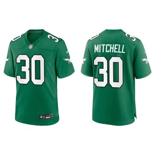 Eagles Quinyon Mitchell Kelly Green Alternate Game Jersey