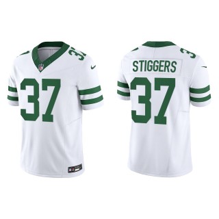 Jets Qwan'tez Stiggers White Legacy Limited Jersey