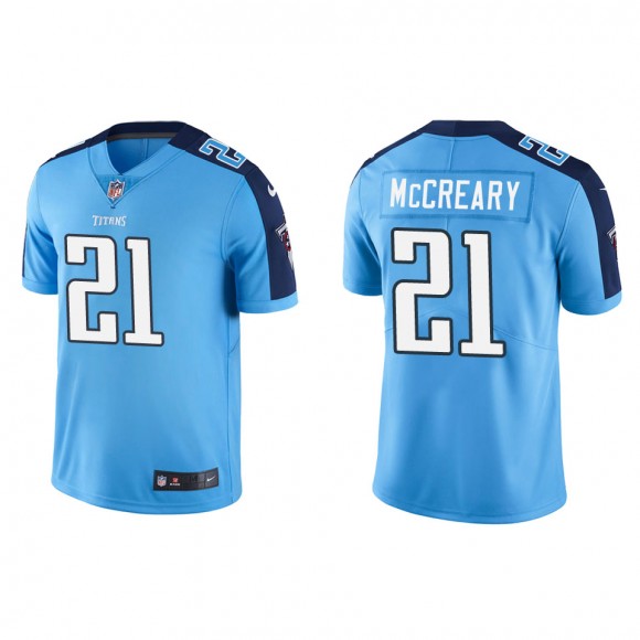 Men's Titans Roger McCreary Light Blue Vapor Limited Jersey