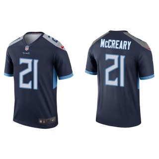 Men's Titans Roger McCreary Navy Legend Jersey