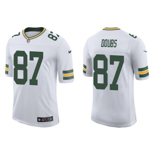 Men's Packers Romeo Doubs White Vapor Limited Jersey