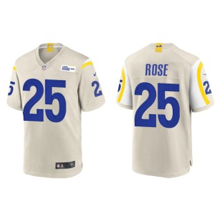 Men's Los Angeles Rams Rose Bone Game Jersey