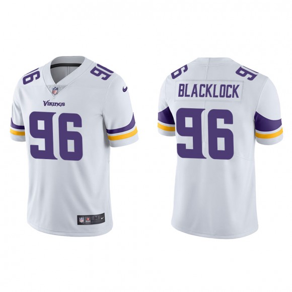 Men's Minnesota Vikings Ross Blacklock White Vapor Limited Jersey