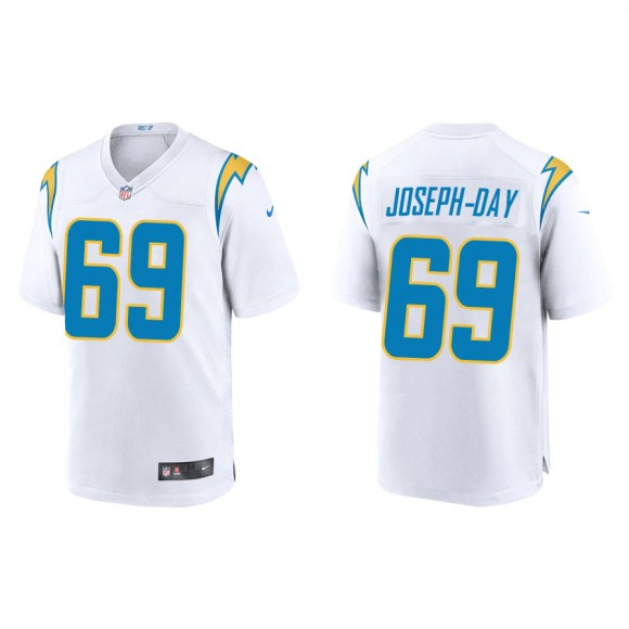 Men's Chargers Sebastian Joseph-Day White Game Jersey