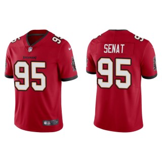 Men's Tampa Bay Buccaneers Senat Red Vapor Limited Jersey