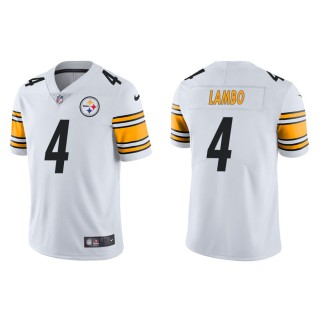 Josh Lambo Jersey Steelers White Vapor Limited