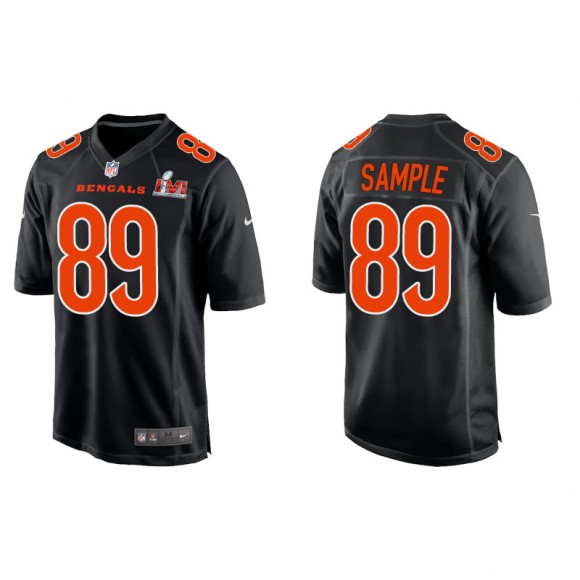 Drew Sample Bengals Black Super Bowl LVI Game Fashion Jersey