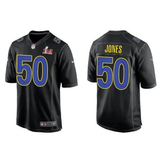 Ernest Jones Rams Black Super Bowl LVI Game Fashion Jersey