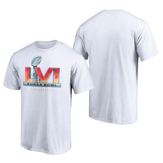 Men's Super Bowl LVI Fanatics Branded White High Logo T-Shirt