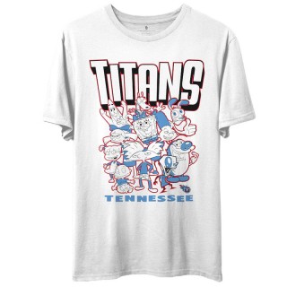 Men's Tennessee Titans White NFL x Nickelodeon T-Shirt