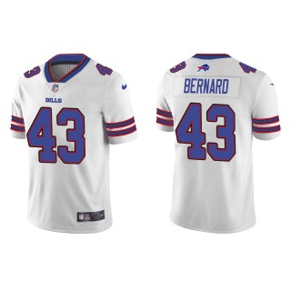 Men's Bills Terrel Bernard White 2022 NFL Draft Vapor Limited Jersey