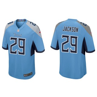 Men's Titans Theo Jackson Light Blue Game Jersey