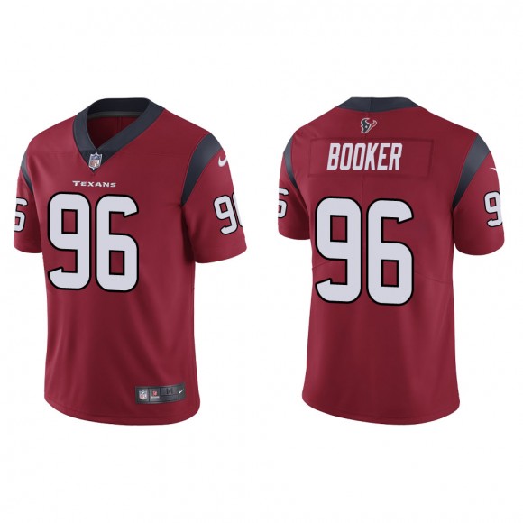 Men's Texans Thomas Booker Red Vapor Limited Jersey