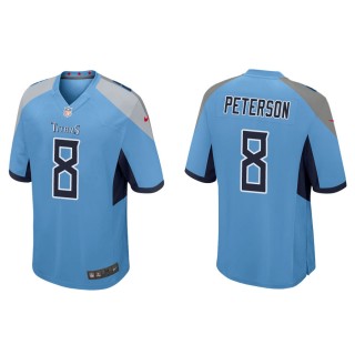 Adrian Peterson Jersey Titans Light Blue Game