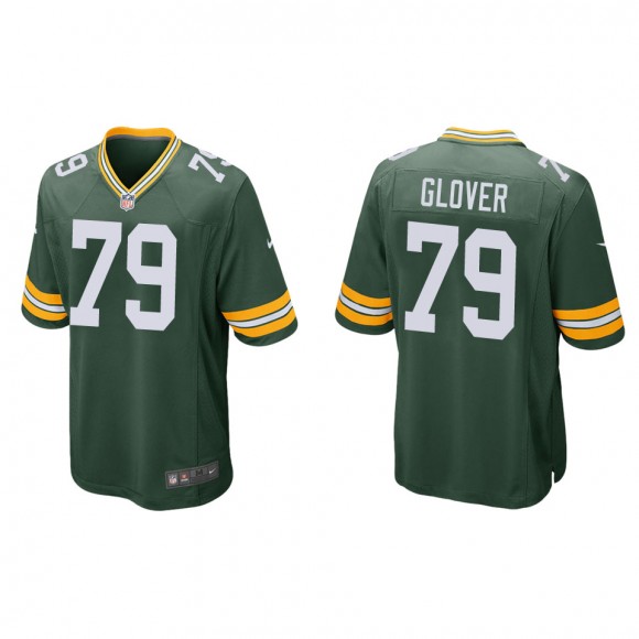 Packers Travis Glover Green Game Jersey