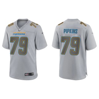 Men's Trey Pipkins Los Angeles Chargers Gray Atmosphere Fashion Game Jersey