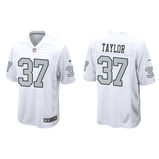 Raiders Trey Taylor White Alternate Game Jersey