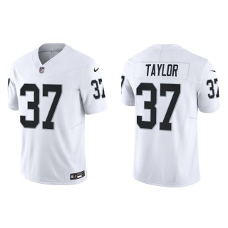 Raiders Trey Taylor White Vapor F.U.S.E. Limited Jersey