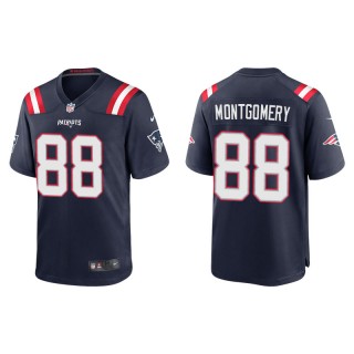 Men's Patriots Ty Montgomery Navy Game Jersey