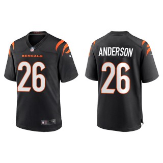 Men's Bengals Tycen Anderson Black Game Jersey