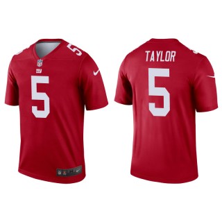 Men's Giants Tyrod Taylor Red Inverted Legend Jersey