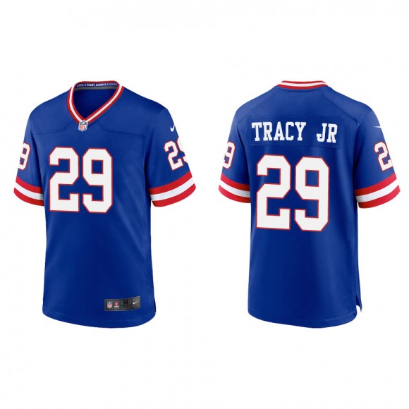 Giants Tyrone Tracy Jr. Royal Classic Game Jersey