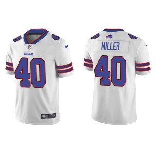 Men's Bills Von Miller White Vapor Limited Jersey