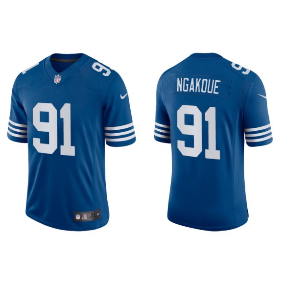 Men's Colts Yannick Ngakoue Royal Alternate Vapor Limited Jersey