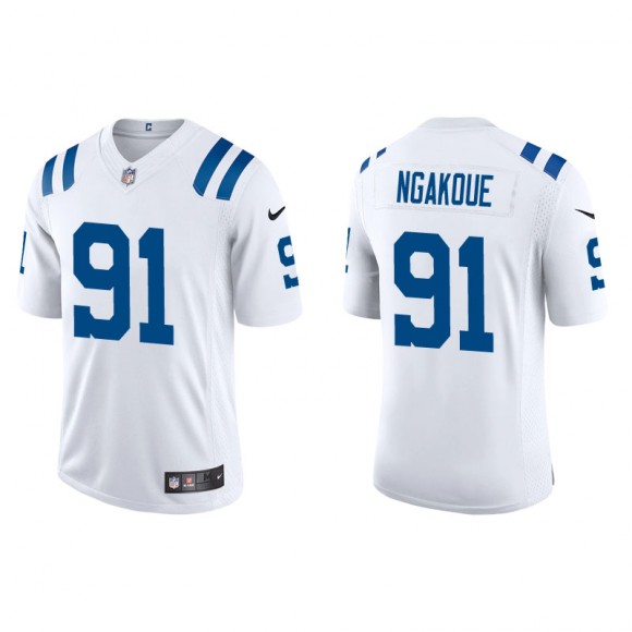 Men's Colts Yannick Ngakoue White Vapor Limited Jersey