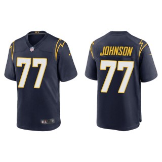 Men's Chargers Zion Johnson Navy 2022 NFL Draft Alternate Game Jersey
