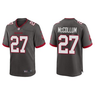 Men's Buccaneers Zyon McCollum Pewter 2022 NFL Draft Alternate Game Jersey