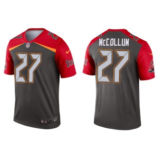 Men's Buccaneers Zyon McCollum Pewter 2022 NFL Draft Inverted Legend Jersey