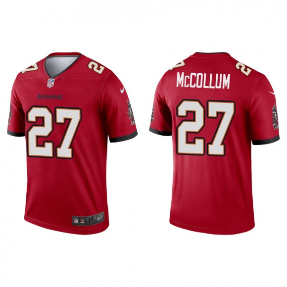 Men's Buccaneers Zyon McCollum Red 2022 NFL Draft Legend Jersey