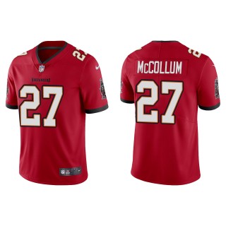 Men's Buccaneers Zyon McCollum Red 2022 NFL Draft Vapor Limited Jersey