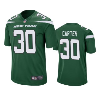 New York Jets Michael Carter Green Game Jersey