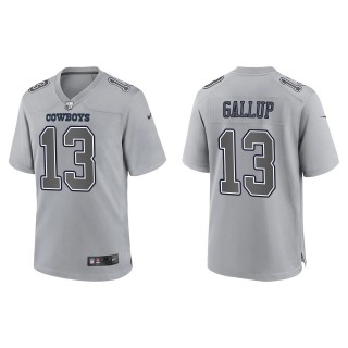 Michael Gallup Men's Dallas Cowboys Gray Atmosphere Fashion Game Jersey