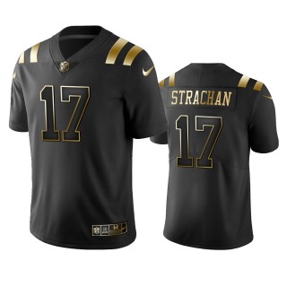 Colts Michael Strachan Black Golden Edition Vapor Limited Jersey