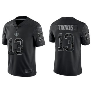 Michael Thomas New Orleans Saints Black Reflective Limited Jersey