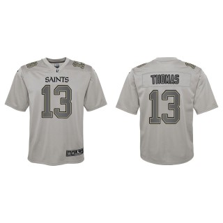 Michael Thomas Youth New Orleans Saints Gray Atmosphere Game Jersey