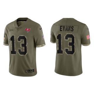 Mike Evans Tampa Bay Buccaneers Olive 2022 Salute To Service Limited Jersey