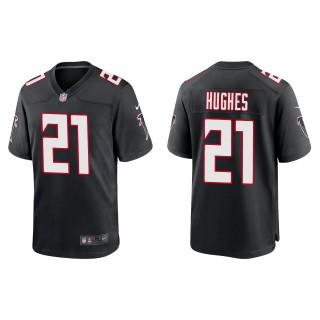 Falcons Mike Hughes Black Throwback Game Jersey