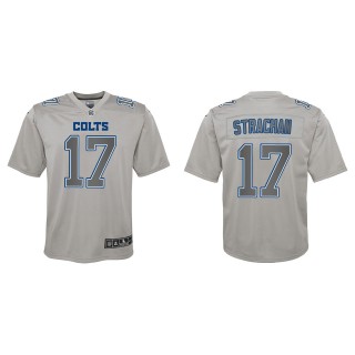 Mike Strachan Youth Indianapolis Colts Gray Atmosphere Game Jersey