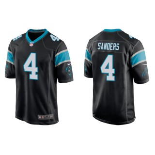 Men's Carolina Panthers Miles Sanders Black Game Jersey