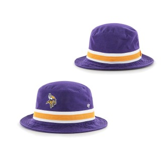 Men's Minnesota Vikings '47 Purple Striped Bucket Hat
