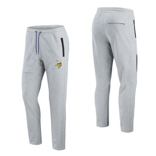 Men's Minnesota Vikings NFL x Darius Rucker Collection by Fanatics Heathered Gray Sweatpants