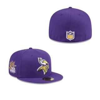 Minnesota Vikings Purple 2024 NFL Draft 59FIFTY Fitted Hat