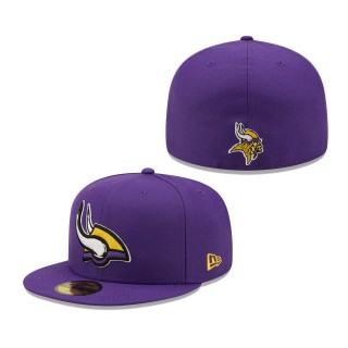 Men's Minnesota Vikings New Era Purple Elemental 59FIFTY Fitted Hat